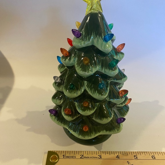 Aldi Merry Moments 2023 Ceramic Green Christmas Tree - Picture 8 of 8